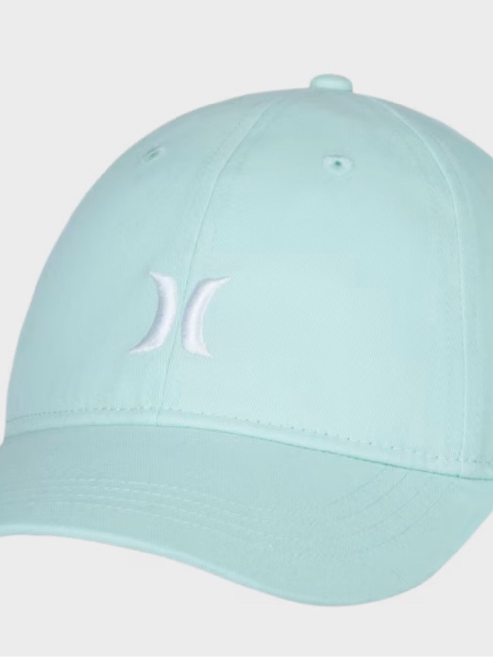 Hurley Girls Baseball Cap Blue Mist Aqua Cotton Adjustable Hat NWT